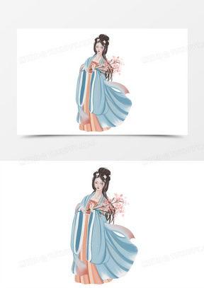 汉服卡通图片